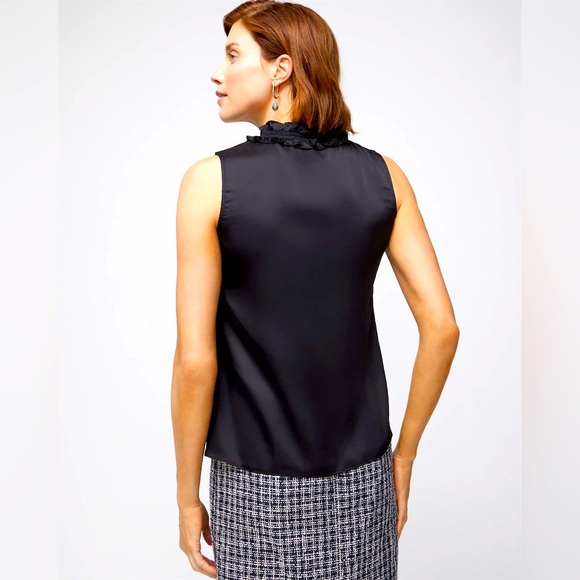 NWT WHBM Satin Ruched Neck Shell - Picture 6 of 7